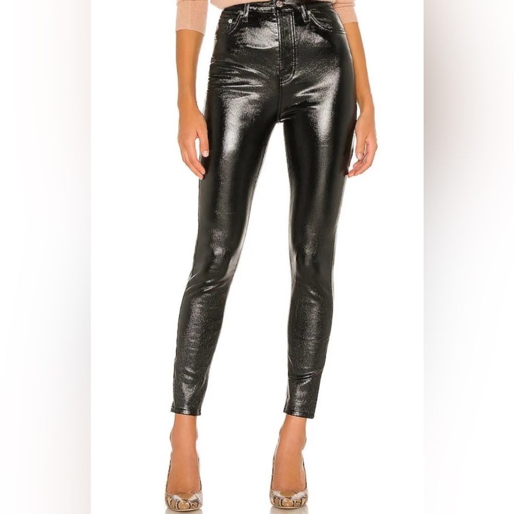 Free People Pheonix Coated Skinny Pant